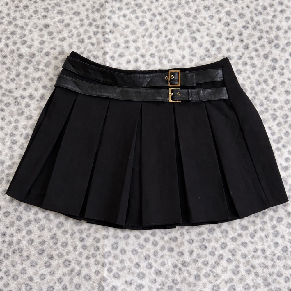 Amanda Uprichard Pleated Mini Skirt